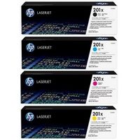 Hp 201X Original Toner Catridge Set B/C/M/Y
