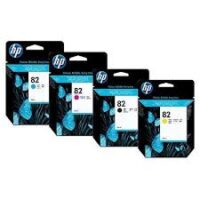 Hp 82 Original Ink Cartridge Combo Set