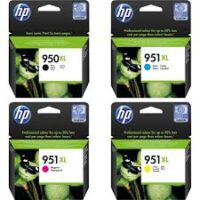 HP 950XL Original High Yield Ink Cartridges Combo Set
